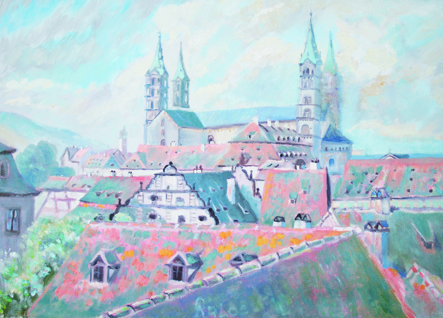 Carlos Kunst-Bamberg-Dom-Stadt